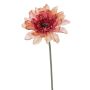 Artificial Gerbera PAMILLA, salmon-pink, 65cm, Ø12cm