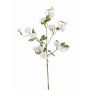 Plastic trumpet vine IORDANIS, white, 80 cm, Ø 3–5.5 cm