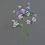 Plastic morning glory ‘IORDANIS’, purple-green, 80 cm, Ø 3–5.5 cm