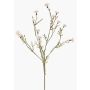 ZENOBIOS decorative cornflower branch, cream, 80 cm, Ø 3–4 cm