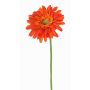 Artificial Gerbera HELLI, orange, 65 cm, Ø 12 cm