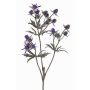 Decorative thistle branch KALYPSO, dark violet, 65cm, Ø3–4cm