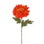 Artificial Chrysanthemum DELPHINA, orange, 65cm, Ø14cm