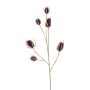 Artificial thistle OKKO, red and gold, 75cm