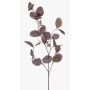 Decorative eucalyptus branch MAXEN with berries, purple-grey, 75cm