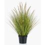 Artificial grass: YWAIN feather grass with panicles, beige-green, 100cm