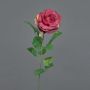 Artificial rose PEZOS, burgundy red, 60cm, Ø10cm