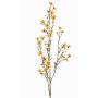 Artificial wax flower NIANG, yellow-orange, 31"/80cm, Ø0.6"-1"/1.5-2.5cm