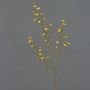 Artificial wax flower NIANG, yellow-orange, 80cm, Ø1.5–2.5cm
