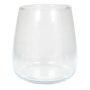 Glass vase HYDRI, transparent, 6.7"/17 cm, Ø 6"/15 cm
