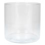 Cylinder flower vase SANNY made of glass, transparent, 7.5"/19cm, Ø 7.5"/19,1 cm