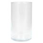 Glass cylinder vase SANYA OCEAN, transparent, 8"/20 cm, Ø 4.5"/11,6 cm