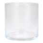 Candle glass cylinder SANYA OCEAN, transparent, 4"/10 cm, Ø 4"/10,1 cm