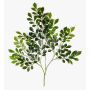 Artificial orange-leaved branch SCUTI, green, 70cm