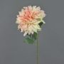 Artificial Dahlia NATSU, pink-cream, 60 cm, Ø17 cm