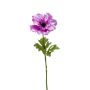 Artificial anemone flower TAIKI, lilac, 55cm, Ø12cm