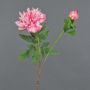 Artificial peony BADIS, pink, 75 cm, Ø13 cm