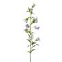 Artificial flower: AIMI bellflower, light lilac and white, 90 cm, Ø 3–5 cm