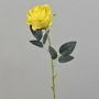 ELEAZAR artificial rose, yellow, 65cm, Ø9cm