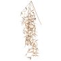 Artificial weeping willow branch DIMMI, hanging, glitter, gold, 100cm