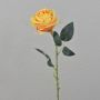 ELEAZAR artificial rose, orange, 65cm, Ø9cm