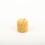 Natural cork stopper JAKOBA, knurled on both sides, light-coloured, 1.5"/3,8cm, Ø1.5"/3,8cm