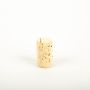 Natural cork stopper JAKOBA, knurled on both sides, light-coloured, 1.7"/4,4cm, Ø1"/2,6cm