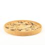 Round cork tray FUENTES made of agglomerated cork, natural-black, 1.2"/3cm, Ø11"/29cm