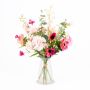 Decorative winter bouquet ROSALINE, pink-fuchsia, 24"/60cm, Ø18"/45cm
