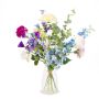 Decorative spring bouquet AVIL, purple-blue-white, 24"/60cm, Ø18"/45cm