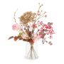 Decorative autumn bouquet PHILLIS, pink-fuchsia-brown, 26"/65cm, Ø16"/40cm