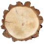 Birch tree disc MORGANIE, natural, Ø7"-9"/19-22cm