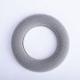 ®mosy Flower foam ring AMEB for artificial flowers, with plastic base, grey, Ø6"/15cm