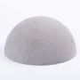 ®mosy Flower foam half ball YERAY for artificial flowers, grey, 4"/10cm, Ø8"/20cm