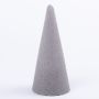 ®mosy Flower foam cone ZOILA for artificial flowers, grey, 7"/18cm, Ø3.1"/8cm