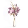Decorative New Year's Eve bouquet MENAMI, witch hazel, purple-champagne, 3ft/95 cm, Ø 18"/45 cm