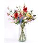 Artificial bouquet of meadow flowers PUANANI, colourful, 30"/75cm, Ø 16"/40cm