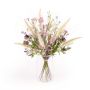 Decorative meadow bouquet LAVEA, blue-purple-pink, 26"/65cm, Ø16"/40cm
