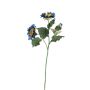 Fake branch of sunflower HAITALA, Eco Collection, royal blue, 26"/65cm, Ø3.5"-4"/9-10cm