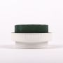 ®mosy ONORATA round floral foam bowl for flower arrangements, green and white, 5.5 cm, Ø10 cm