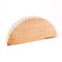 Decorative wooden stand MIKKEL for dried flowers, 40 holes, natural, 10"x1.6"x4.3"/25x4x11cm
