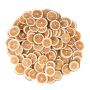 Decorative dried fruit lemon slices JORKER, green, Ø1.6"-2.4"/4-6cm, 250g