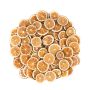 Decorative dried fruit orange slices LILLEMOR, green, Ø1.6"-2.4"/4-6cm, 250g