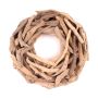 Natural decoration Wreath made of driftwood LAURIN, natural, 20"/50cm