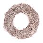 Dried wreath Wicker JOZIAH, white, Ø20"/50cm
