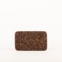 Rectangular agglomerated cork coaster MANARA, dark, 8"x4"x0.7"/20x10x1,8cm