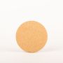 Round agglomerated cork coaster MANARA, natural, 0.6"/1,5cm, Ø8"/20cm