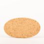 Oval agglomerated cork coaster MANARA, natural, 11"x6"x0.6"/29x16x1,5cm