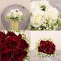 Snow White and Rose Red - Bridal Bouquet - Customer request from Aya