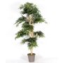False Japanese maple ANTIP, real stem, green-red, 5ft/150cm - Made in Italy